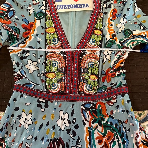 Anthropologie • Akemi + Kin • Multicolor Beaded Dress • Size 8 - Picture 8 of 10